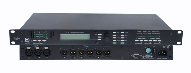 sp226二进六出数字音频处理器